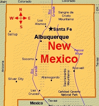 Albuquerque, NM Map